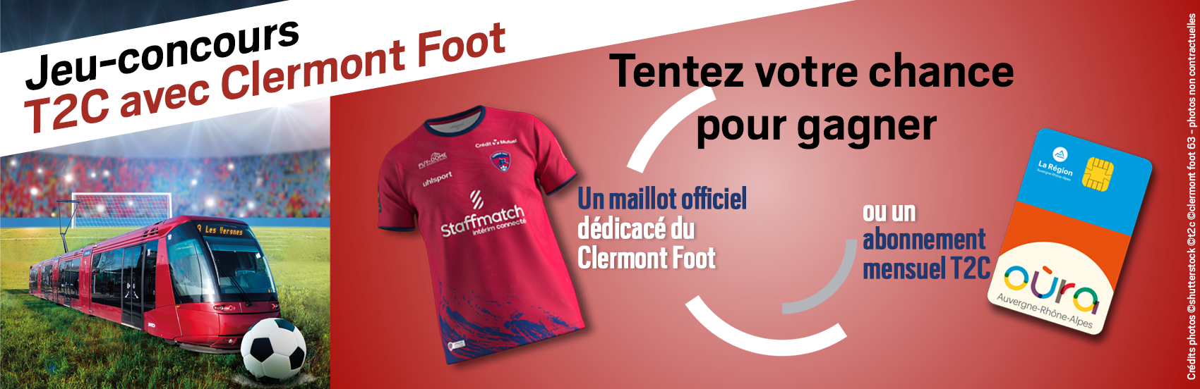 Bandeau jeu concours Clermont Foot