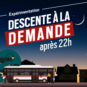 Lancement de l'expérimentation "Descente à la demande"
