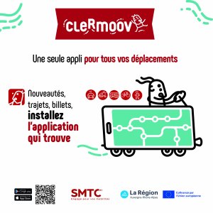 Titres de transports disponibles sur Clermoov